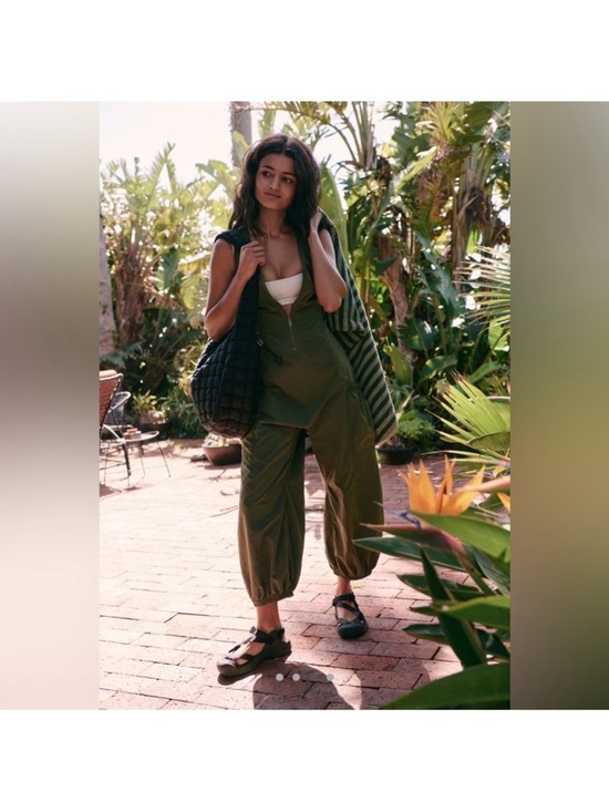 FP Movement Over Under Jumpsuit Seagrass Small